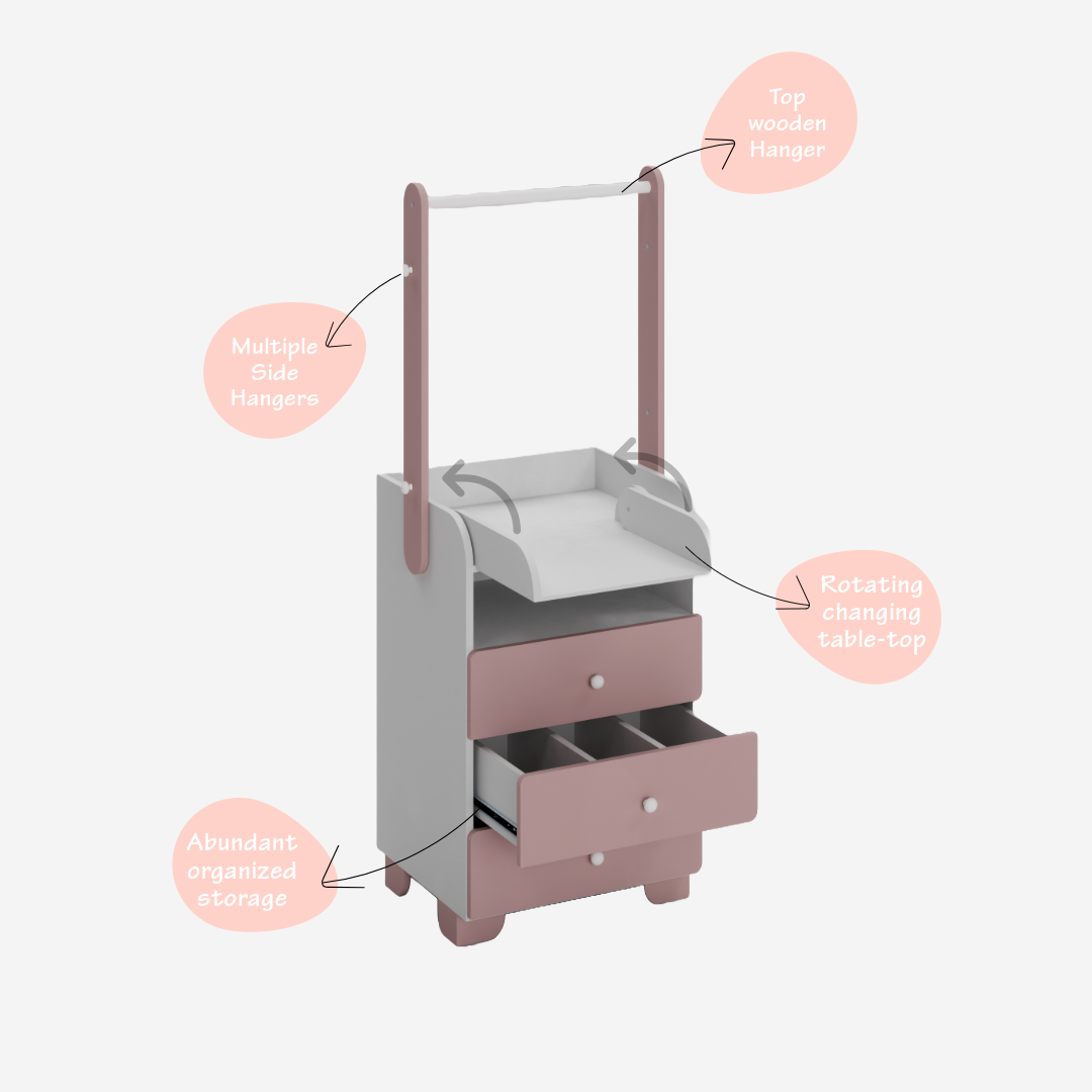 Baby Girl Changing Table